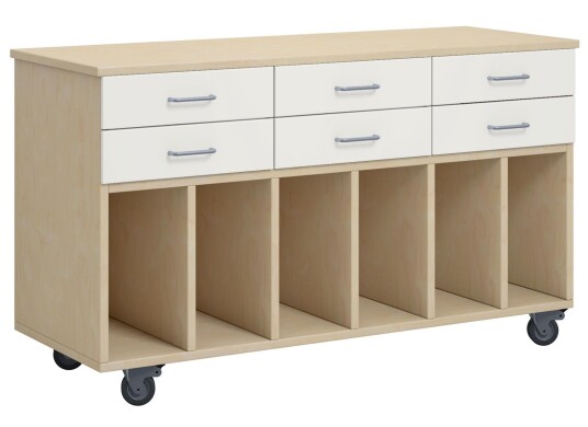 Elevreol Norden Hvit m/hjul