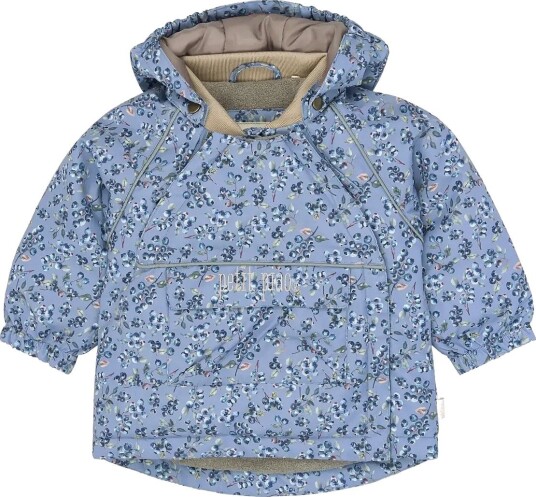 Petit Piao Ppdard Winter Jacket STONEWASH BLUEBERRY AOP 74