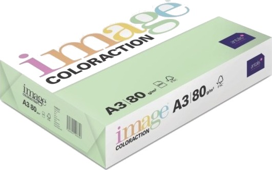Kopipapir Image Coloraction A3 80G Forest Pastellgrønn   500 Ark