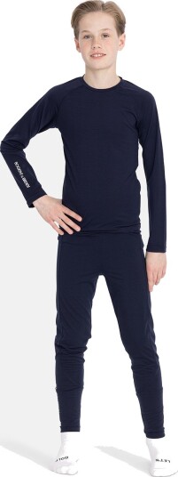 Bogeys & Birdies Jr Baselayer Set Blå Golfklær junior Dark Navy 160