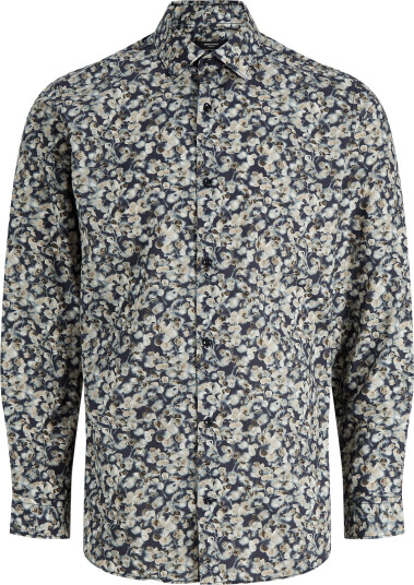 Jack & Jones Jprblaparker Print L/S Shirt Navy L Jack & Jones Jprblaparker Print L/S Shirt Navy L