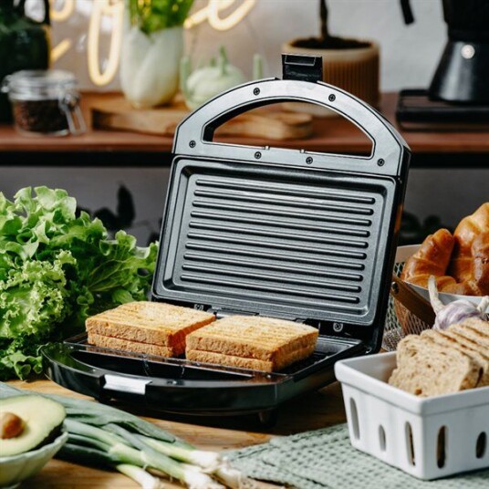 Elektrisk grilljern med non stick belegg og justerbar temperatur