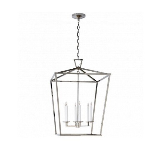 Darlana Lantern Polished Nickel