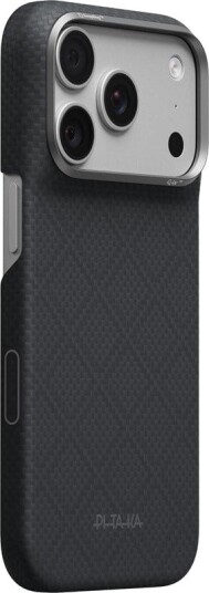 Pitaka Edge Case Argyle MagSafe Beskyttelsesdeksel for iPhone 17 Pro/18 Pro - Basalt Black