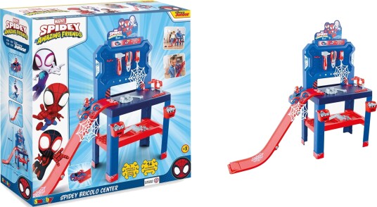 Smoby Spidey Bricolo Center - Blue - ONE SIZE Smoby Spidey Bricolo Center - Blue - ONE SIZE
