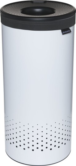 Brabantia Skittentøyskurv med Avtakbar Vaskepose - 35 liter (Mørk grå/Hvit)