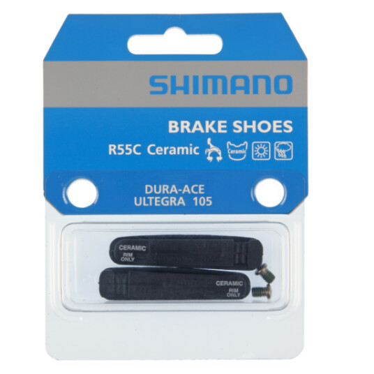 Shimano R55c Bremsesko M/festebolter For Keramiske Felger