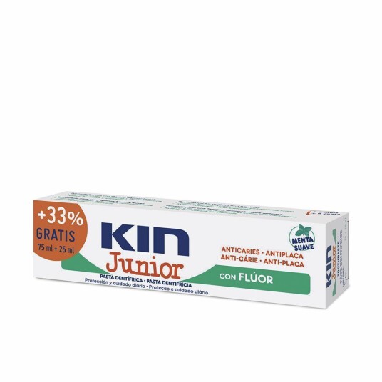 Kin Tannkrem Junior Mint Anti Karies 25 Ml 100 Kin Tannkrem Junior Mint Anti Karies 25 Ml 100