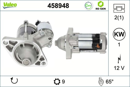 Starter VALEO 458948 Starter VALEO 458948