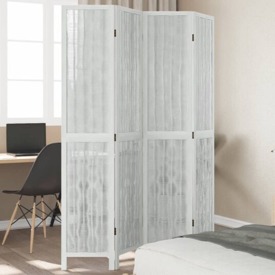  Romdeler 4 paneler hvit heltre keisertre 8721012073715