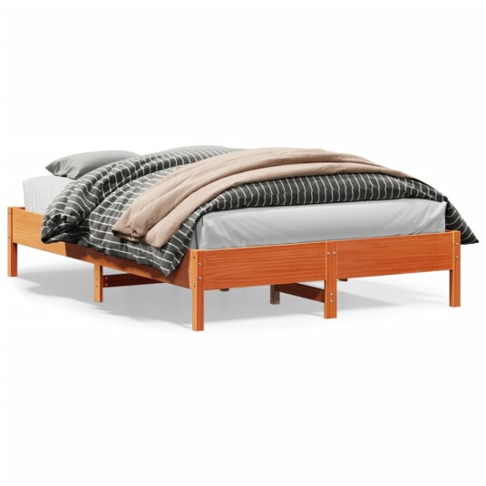  Sengeramme brun 120x200 cm heltre furu 8721012428683
