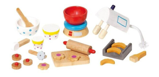 Goki Dollhouse Baking Set 22pcs. Goki Dollhouse Baking Set 22pcs.