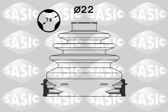 Sasic Mansjett drivaksel SASIC 1906010