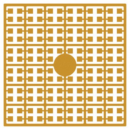Pixelhobby Midi Perler 267 Lys Mandarin 2x2mm 144 pixels