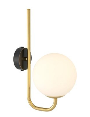 Lipari vägglampa guld