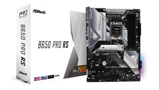ASRock B650 Pro RS Hovedkort ATX med AMD AM5 Socket og DDR5 RAM ASRock B650 Pro RS Hovedkort ATX med AMD AM5 Socket og DDR5 RAM