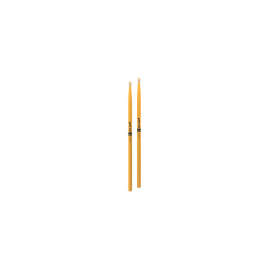 Promark Tx5bw-Gul Classic 5b Painted Stick Hickory Oval Tip - Gul