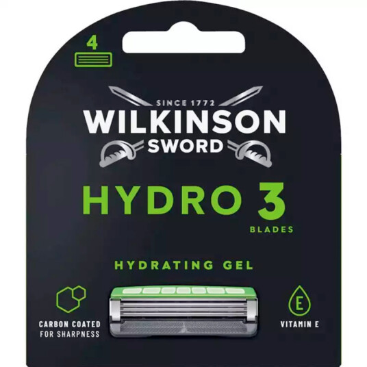 Wilkinson Sword Hydro 3 Barberblader 4 pcs. Wilkinson Sword Hydro 3 Barberblader 4 pcs.