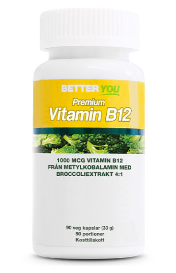 Premium Vitamin B12, 90 kapsler Premium Vitamin B12, 90 kapsler