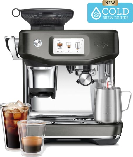 Sage Barista kaffemaskin SES882BST sort stål Sage Barista kaffemaskin SES882BST sort stål