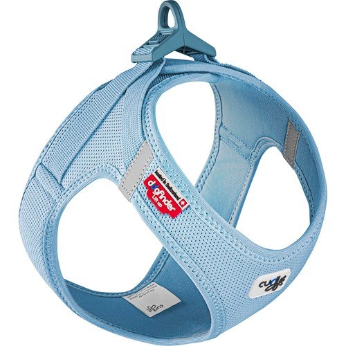 Curli Hundesele XL Air-Mesh Clasp - Lyseblå