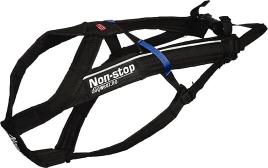 Non-Stop Dogwear Freemotion Trekksele Svart Str. 6 (40-44 cm)