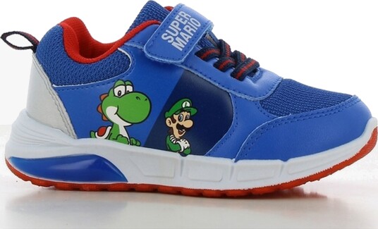 Super Mario Sneakers Cobalt Blue/Silver 30 Super Mario Sneakers Cobalt Blue/Silver 30