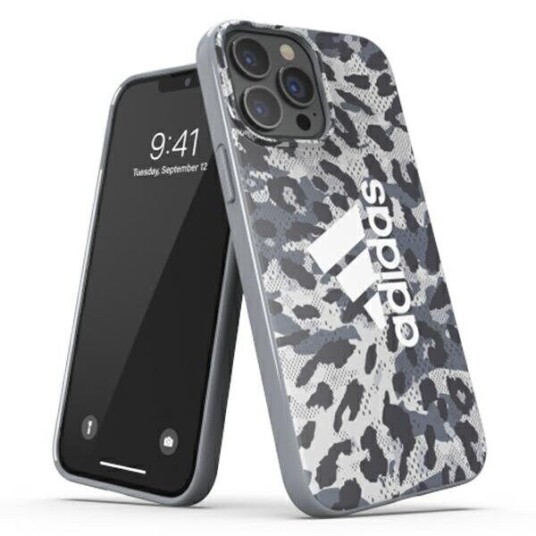 Adidas Snapcase Leopard Mobildeksel for iPhone 13 Pro Max Grå