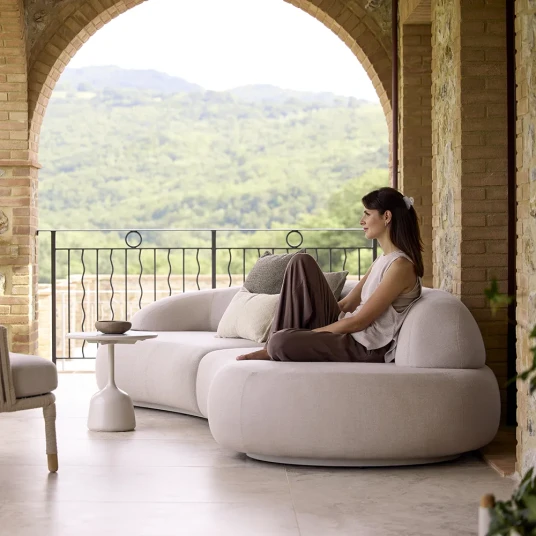 Cane line Mellow 4 seters sofa Sand Cane line Mellow 4 seters sofa Sand