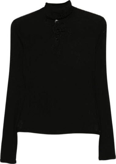 Ermanno Scervino Dame Strikkevarer Svart 2XS,
