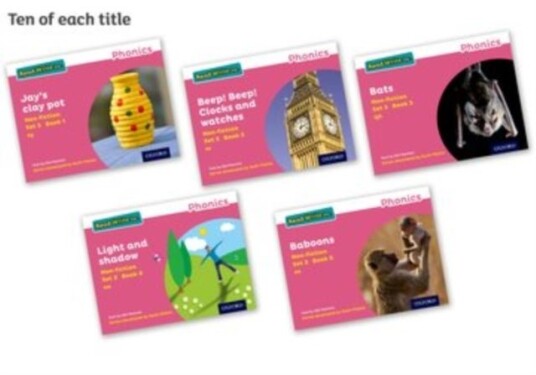 Read Write Inc. Phonics: Pink Set 3 Non fiction books Pack of 50