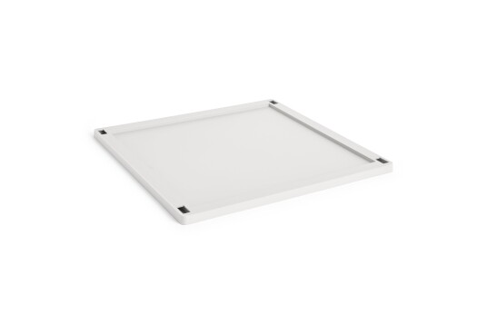 Hay Colour Crate Plastic Large Square Lokk Off White Hay Colour Crate Plastic Large Square Lokk Off White
