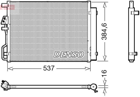 Kondensator DENSO DCN41021 Kondensator DENSO DCN41021