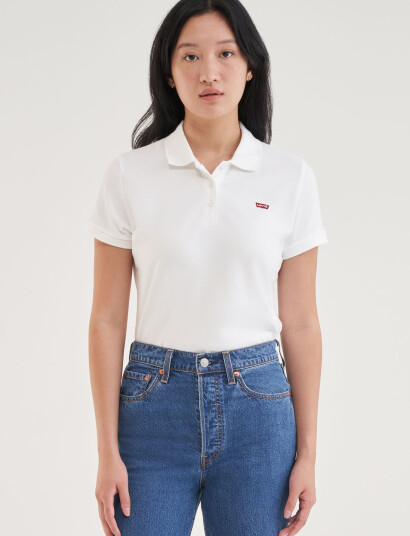 Levi"s® Levis Hm Polo White - White - S Levi"s® Levis Hm Polo White - White - S