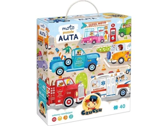 Czuczu Puzzle 40 Element?W Moto Puslespill Auta Czuczu Puzzle 40 Element?W Moto Puslespill Auta
