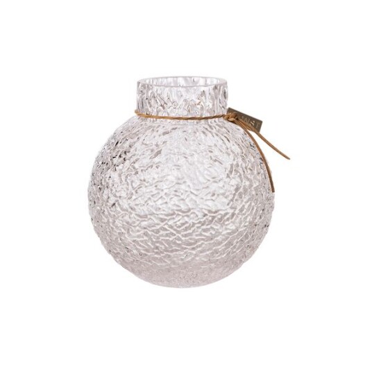 Ernst Vase   Glass H14cm Mønstret Struktur