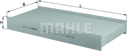 Kupefilter MAHLE LA 410 Kupefilter MAHLE LA 410