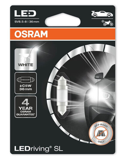 Osram LEDriving SL C5W 6000k (41 mm) (stk) Osram LEDriving SL C5W 6000k (41 mm) (stk)