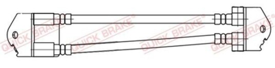 Bremseslange QUICK BRAKE 25.006