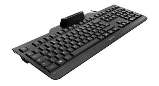 Cherry Secure Board 1.0 Nordisk USB Tastatur med NFC - Svart Cherry Secure Board 1.0 Nordisk USB Tastatur med NFC - Svart