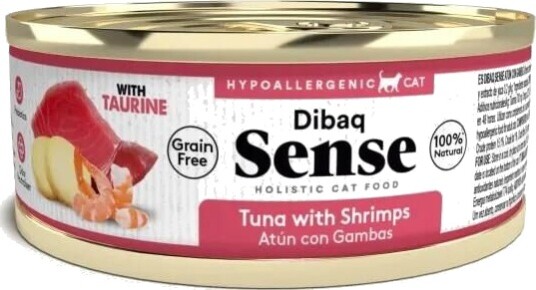 Dibaq Sense Katt Våtfôr uten korn med Tunfisk og Reker 70 g Dibaq Sense Katt Våtfôr uten korn med Tunfisk og Reker 70 g