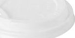 Plastlåg Ø80 Mm Høj Cpla Naturhvid Bionedbrydelig Til Kaffebæger,20 Pk X 40 Stk/Krt