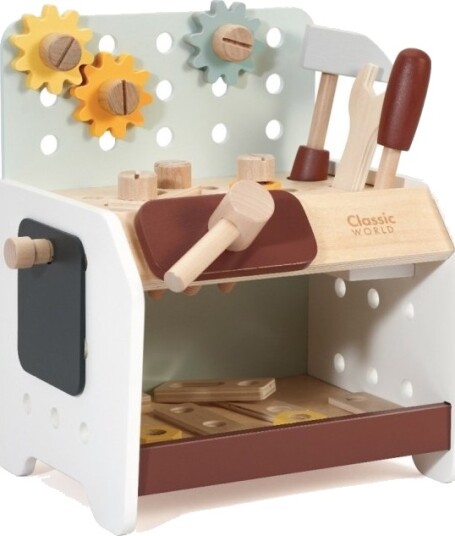 Classic World Mini Arbeidsbenk I Tre For Barn Fra 3 År
