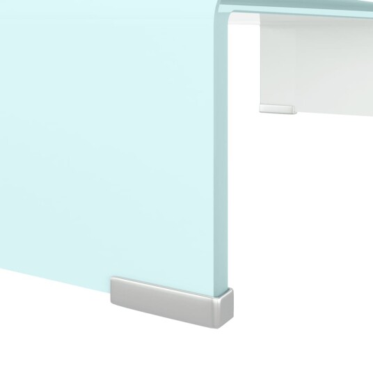 vidaXL TV-benk glass hvit 60x25x11 cm vidaXL TV-benk glass hvit 60x25x11 cm