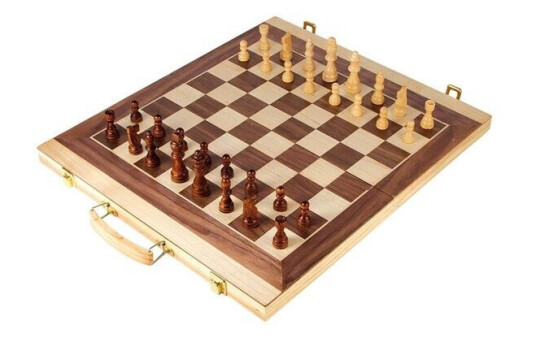 Small Foot Wooden Chess Set and Backgammon