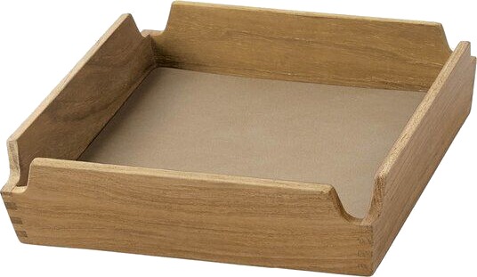 LIND DNA Airy teak brett 18x18 cm Nougat