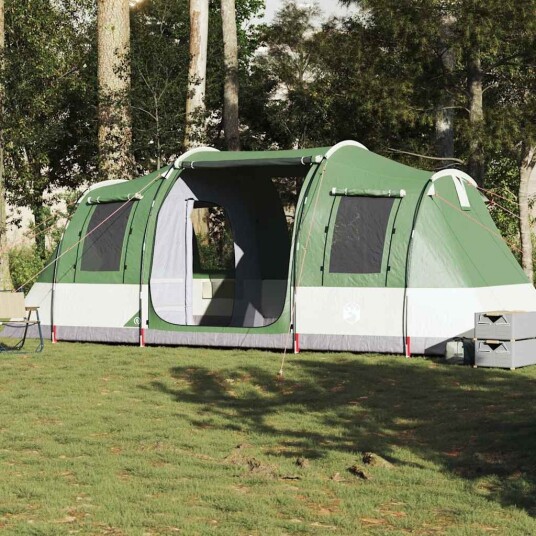vidaXL telt for camping 4 personer grønn vanntett