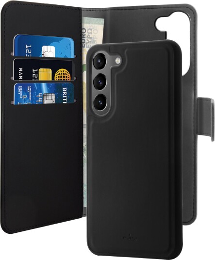 PURO Samsung Galaxy S23+ wallet detachable black