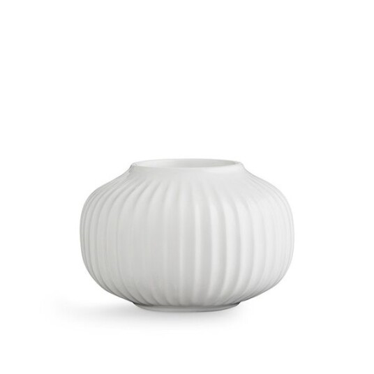 Kähler Hammershøi Medium Telysholder Hvit 6,5 cm Keramikk Kähler Hammershøi Medium Telysholder Hvit 6,5 cm Keramikk