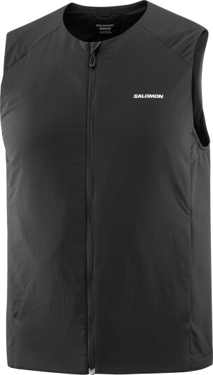 Salomon Men's Mountain Flex Hybrid Vest Deep Black XL Salomon Men's Mountain Flex Hybrid Vest Deep Black XL